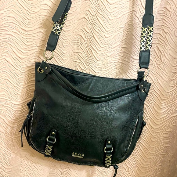 EVVE New York Milano Black Shoulder bag, Messenger Crossbody bag - Picture 3 of 10